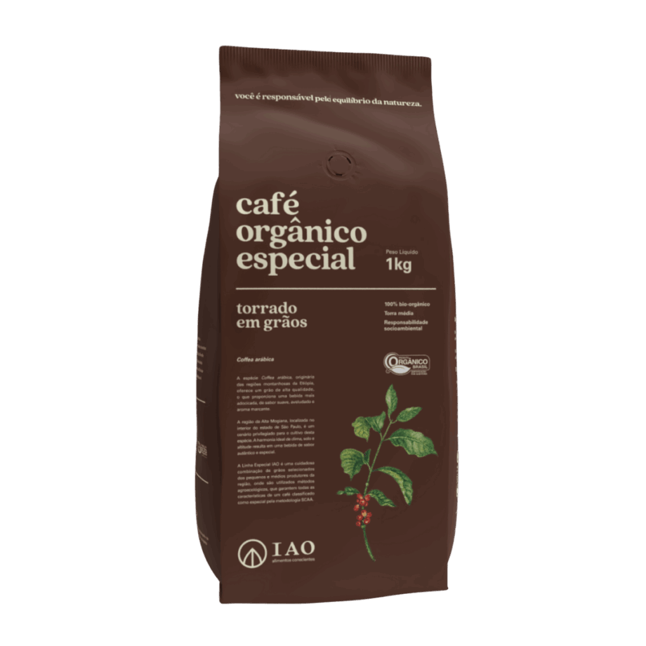 Café Orgânico Especial - Torrado em grãos