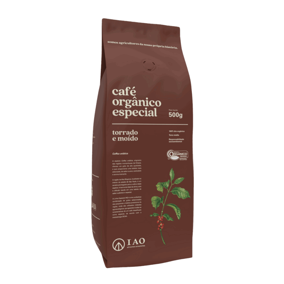 Café Orgânico Especial – Torrado e Moído