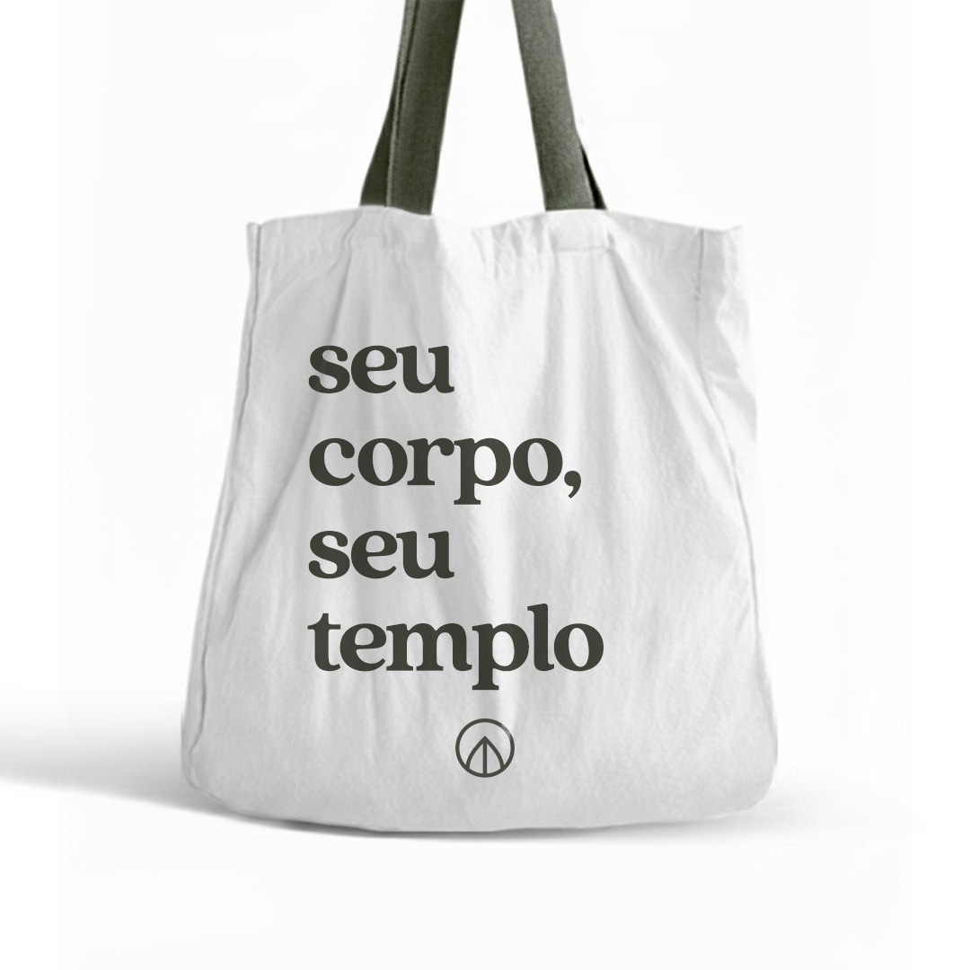 Ecobag IAO - Seu corpo, seu templo