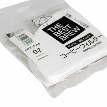Filtro de papel Cônico The Best Brew - 02 - 40 Unidades - Branco