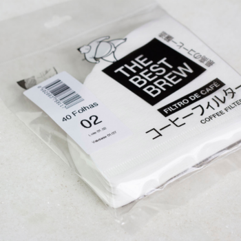 Filtro de papel Cônico The Best Brew - 02 - 40 Unidades - Branco