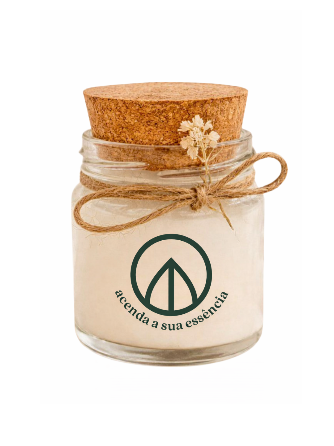 1un Vela Aromática IAO - Essência de Chá Branco